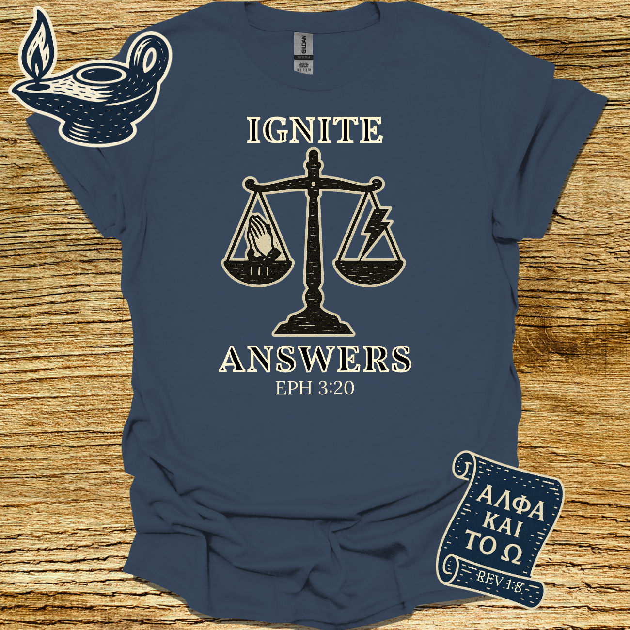 IGNITE ANSWERS | Ephesians 3:20 | Unisex Christian T-Shirt