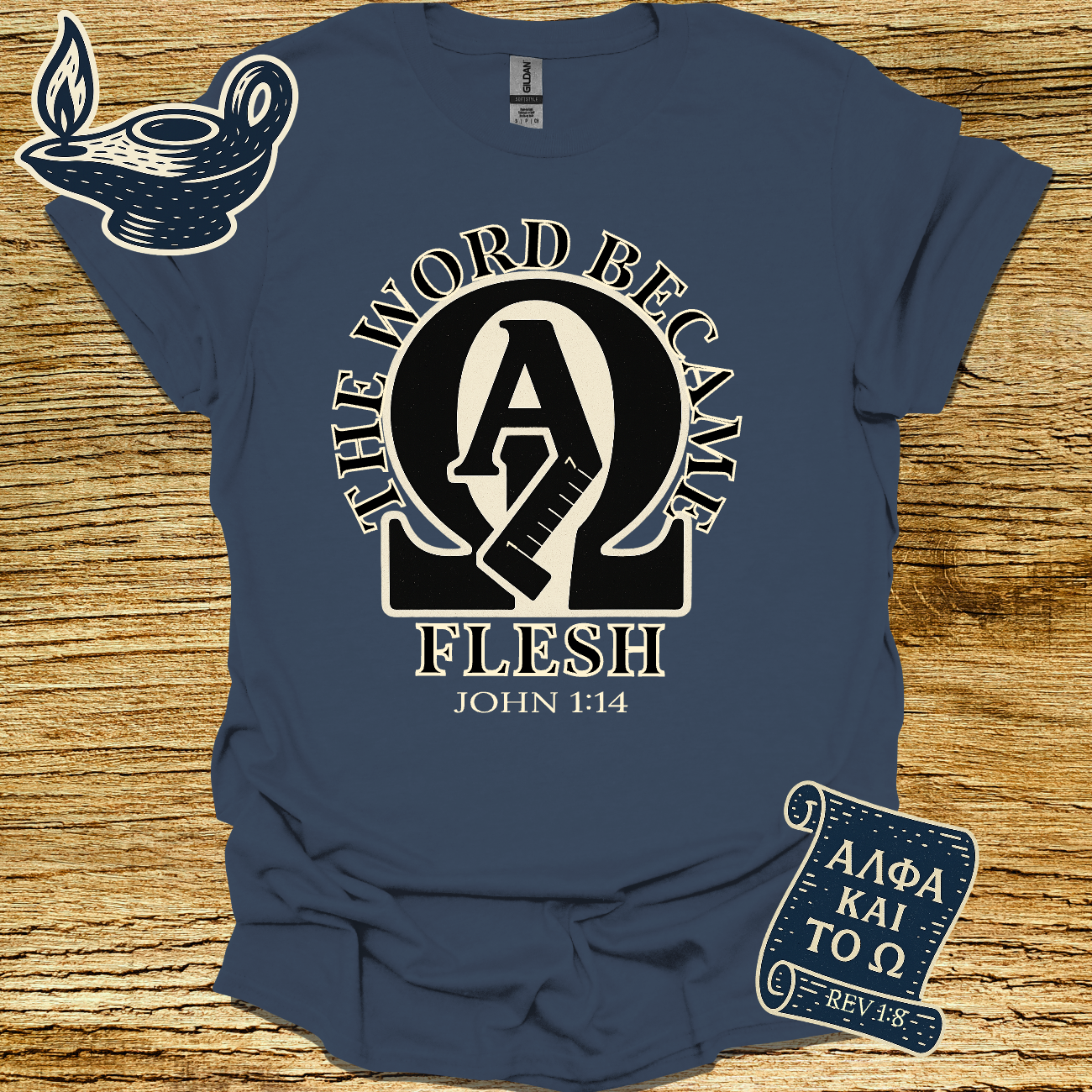 THE WORD BECAME FLESH | John 1:14 | Unisex Christian T-Shirt