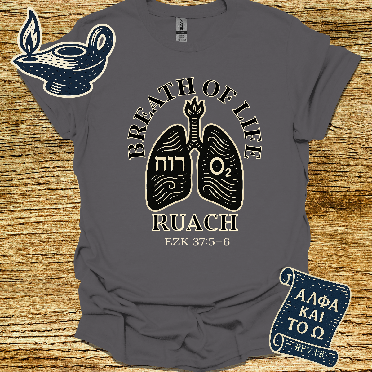 BREATH OF LIFE RUACH | Ezekiel 37:5-6 | Unisex Christian T-Shirt