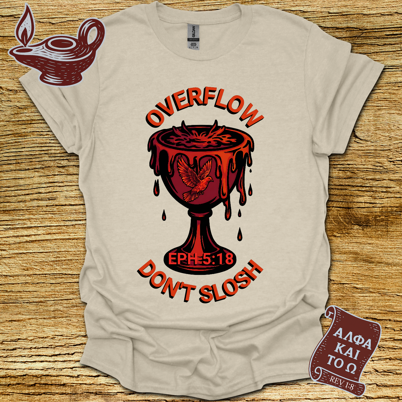 Overflow Ephesians 5:18 T-Shirt