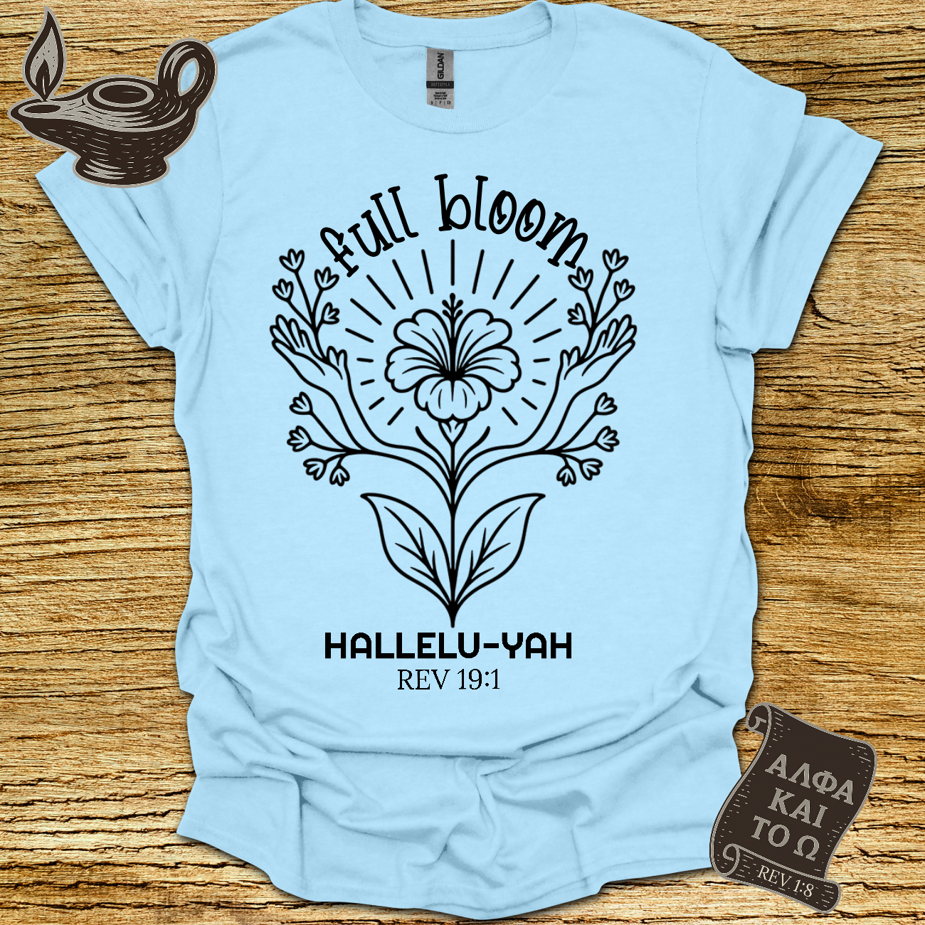 Hallelu-Yah Rev. 19:11 T-shirt
