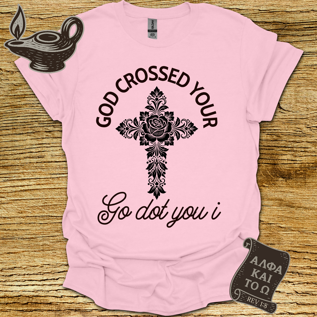 God Crossed Matt 16:24 T-Shirt