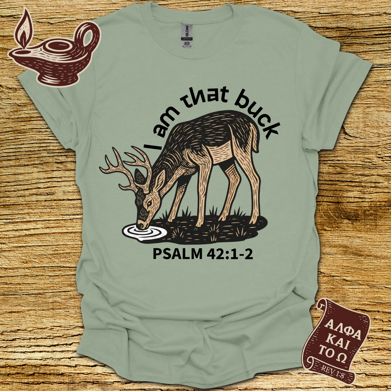 Buck Psalm 42:1‑2 T-shirt
