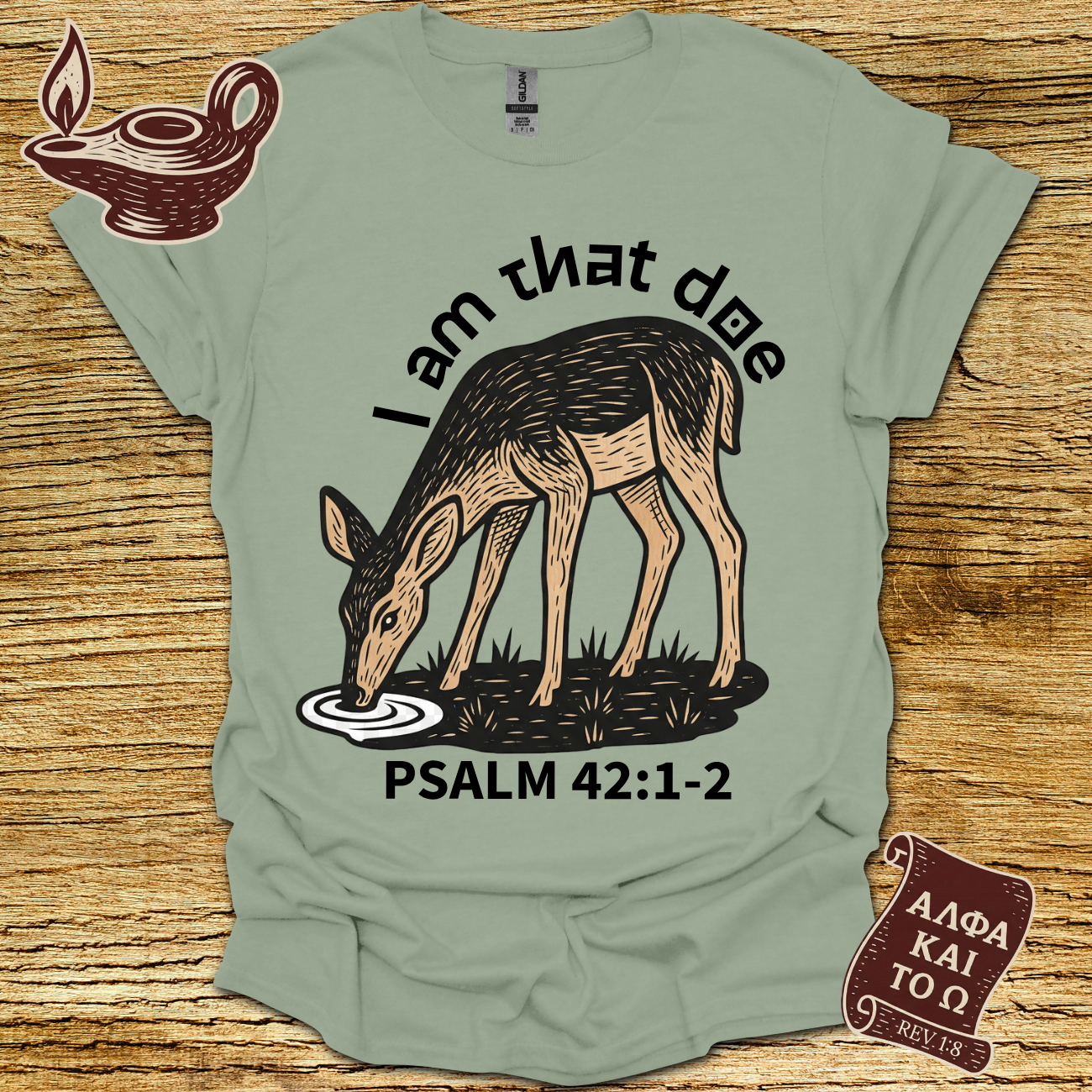 Doe Psalm 42:1‑2 T-shirt