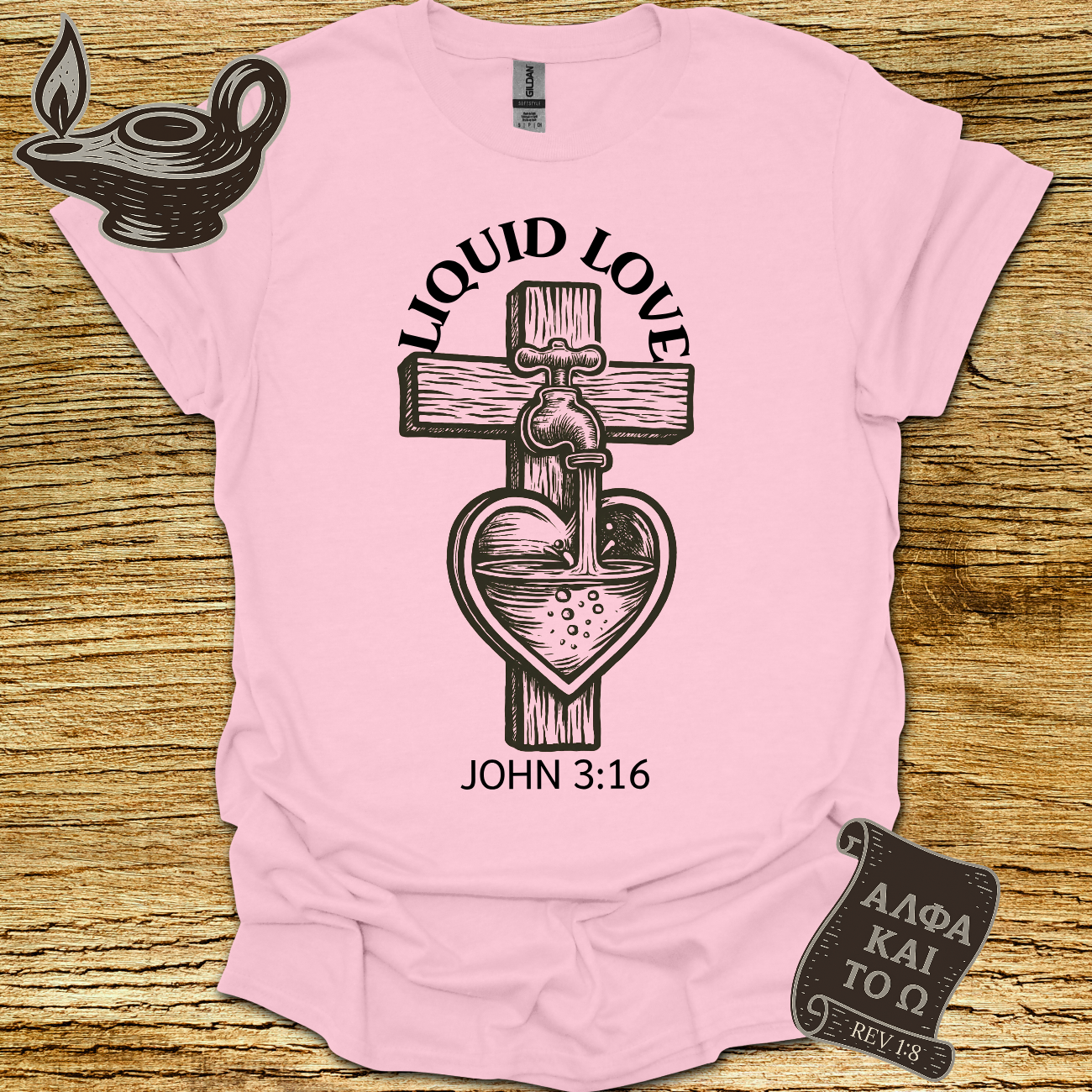 Liquid Love John 3:16 T-shirt