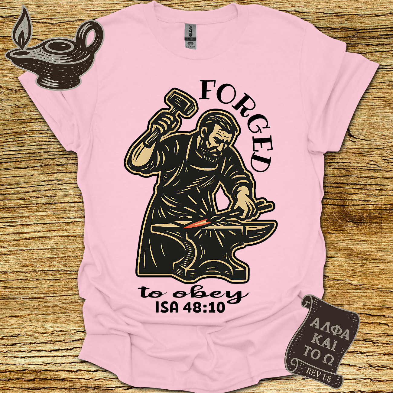 Forged Isaiah 48:10 T-shirt