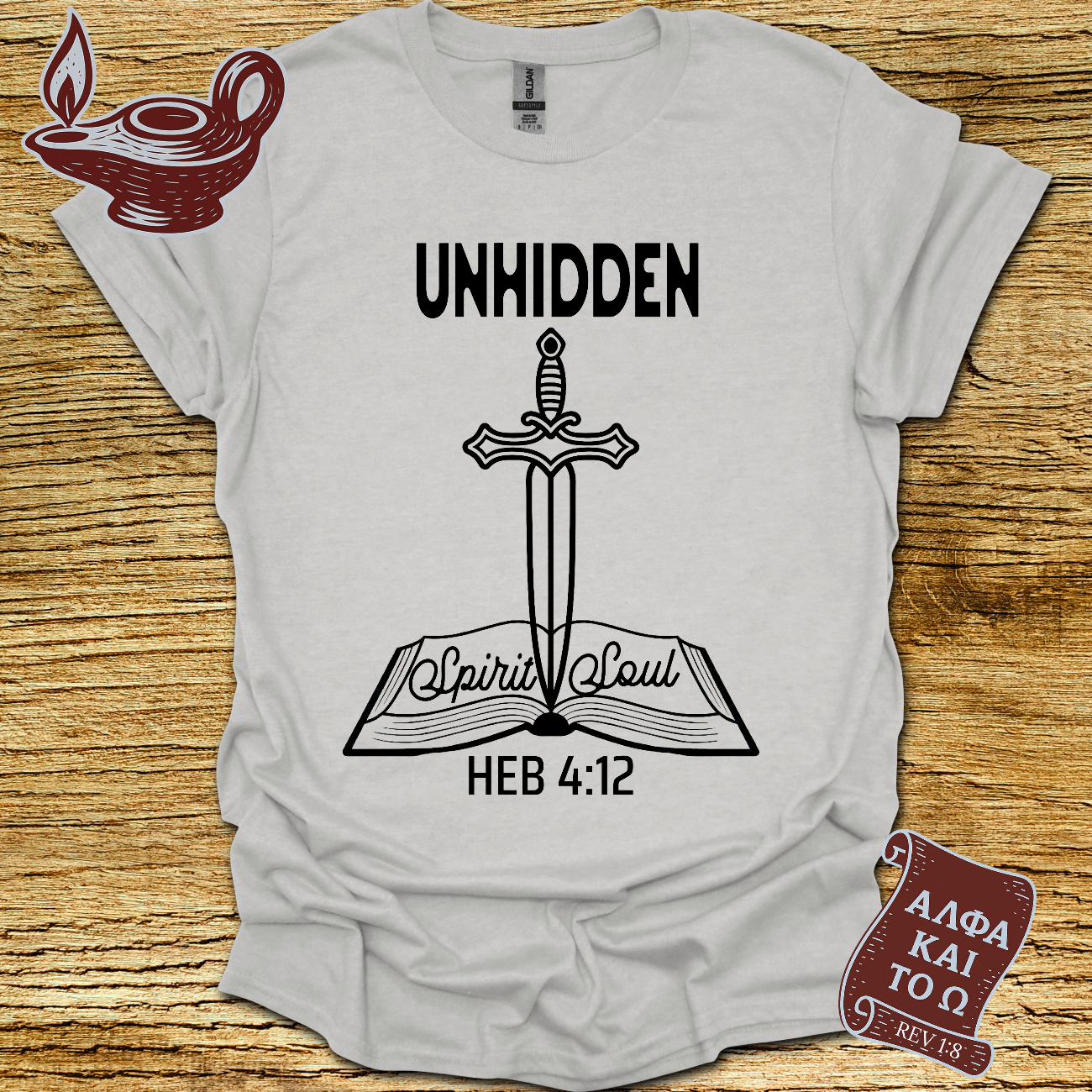 Unhidden Hebrews 4:12 T-Shirt