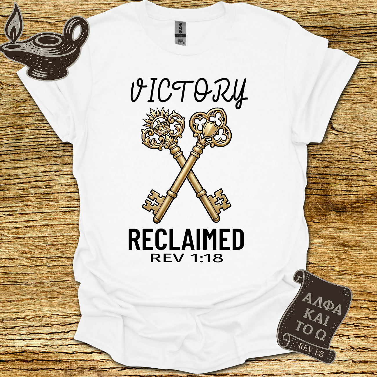 Victory Revelation 1:18 T-shirt