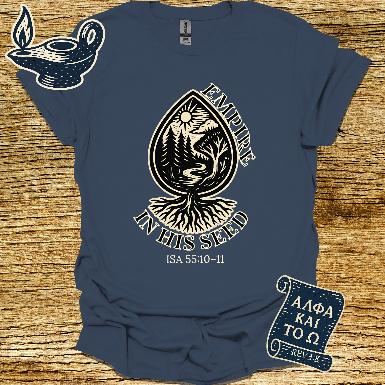 EMPIRE IN HIS SEED| Isaiah 55:10-11 | Unisex Christian T-Shirt