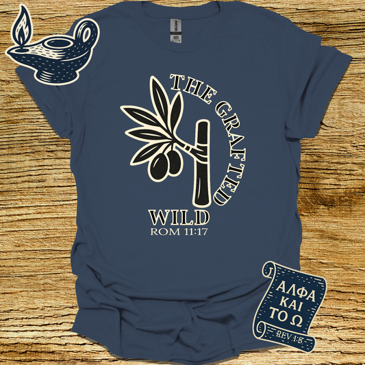 THE GRAFTED WILD | Romans 11:17 | Unisex Christian T-Shirt