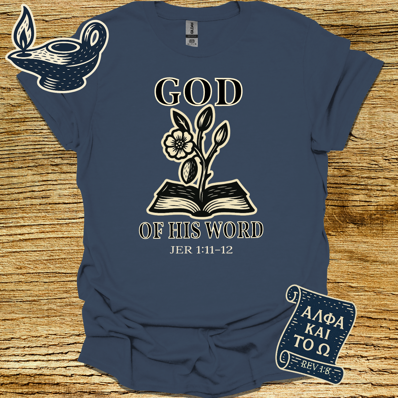GOD OF HIS WORD | Jeremiah 1:11-12 | Unisex Christian T-Shirt