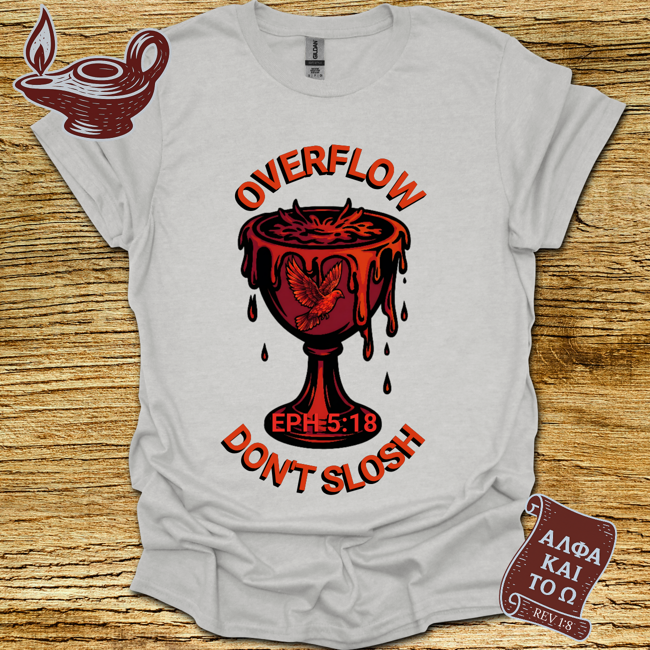 Overflow Ephesians 5:18 T-Shirt