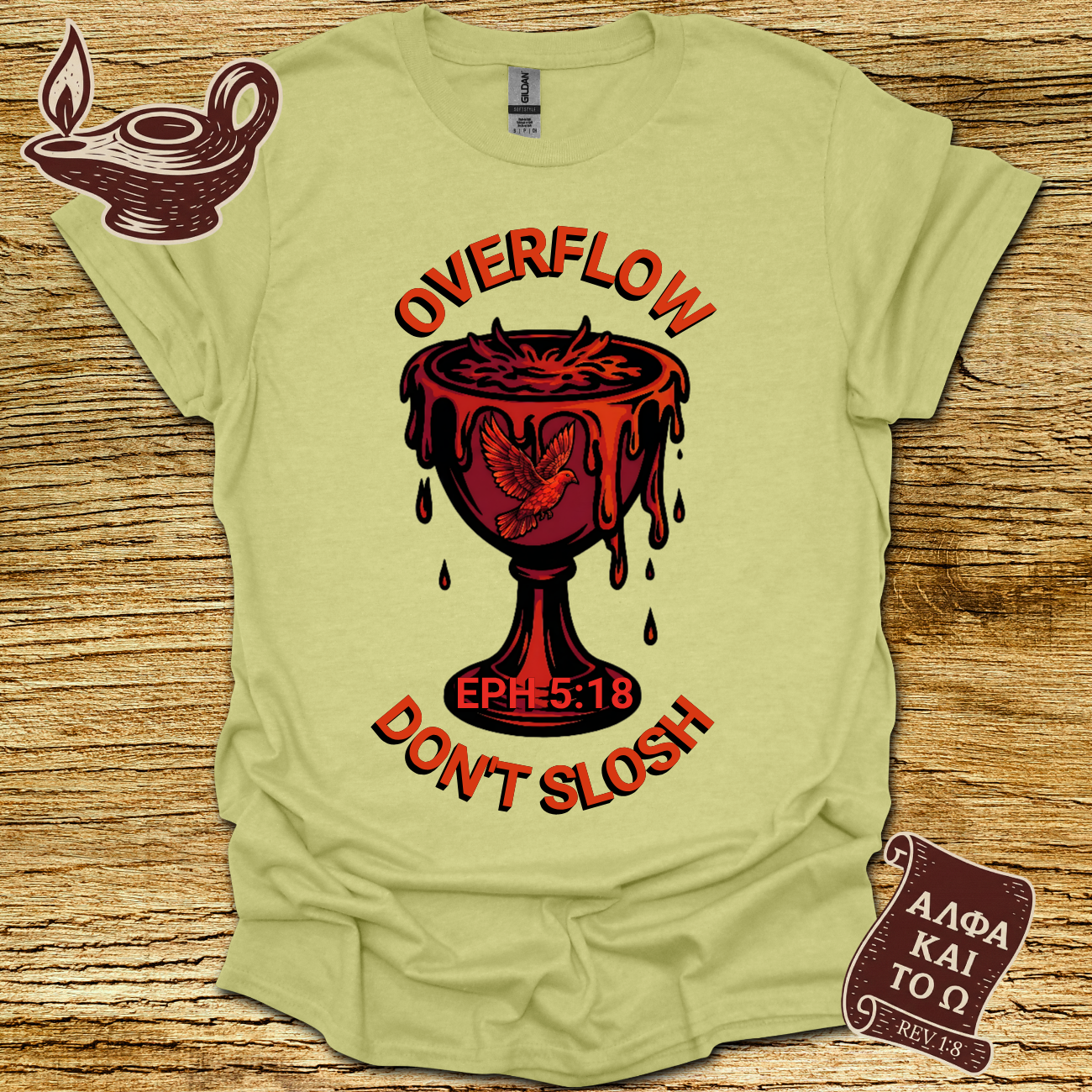 Overflow Ephesians 5:18 T-Shirt