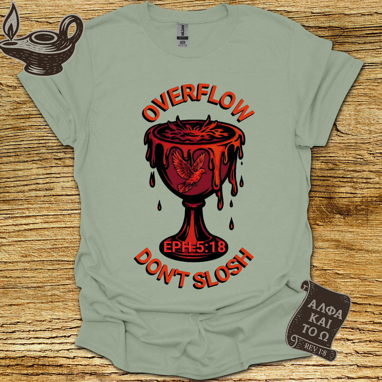 Overflow Ephesians 5:18 T-Shirt