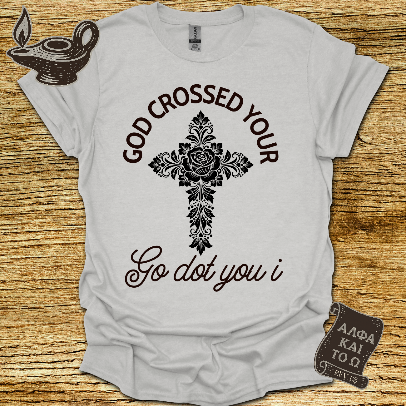 God Crossed Matt 16:24 T-Shirt