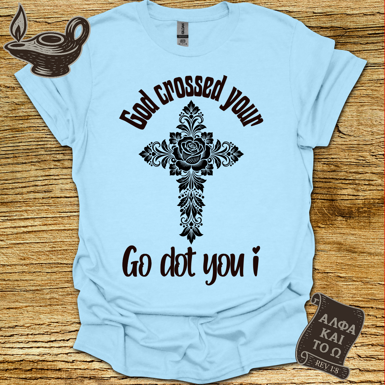 God Crossed Matt 16:24 T-Shirt