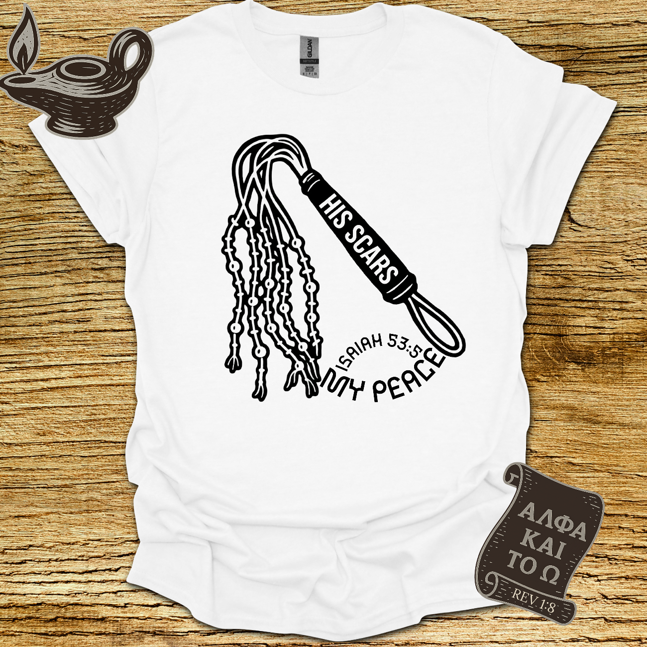 Scars & Peace Isaiah 53 T-shirt