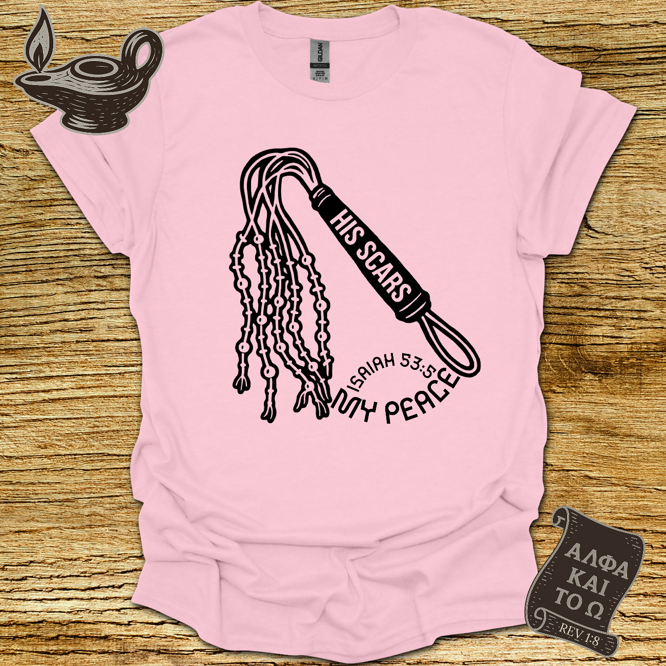 Scars & Peace Isaiah 53 T-shirt