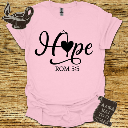 Hope Romans 5:5 T-shirt
