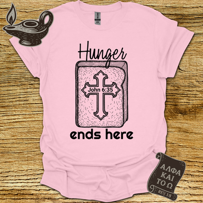 Hunger John 6:35 T-shirt