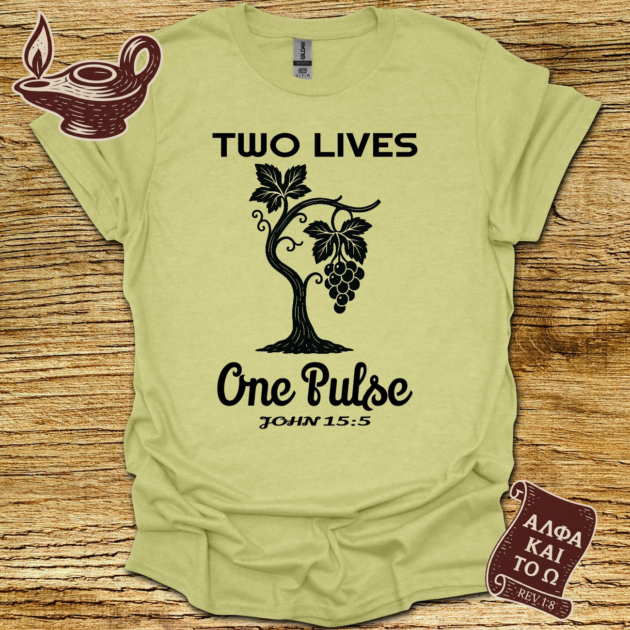 One Pulse – John 15:5 T-Shirt