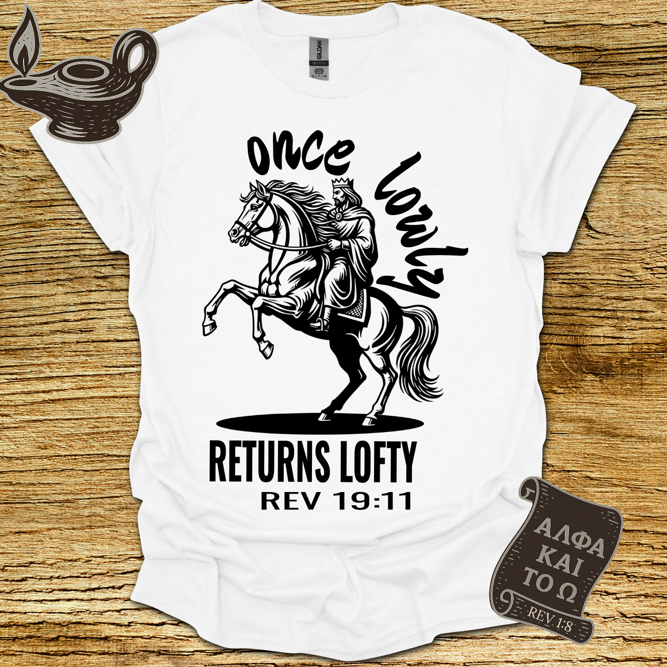 Lofty Revelation 19:11 T-shirt