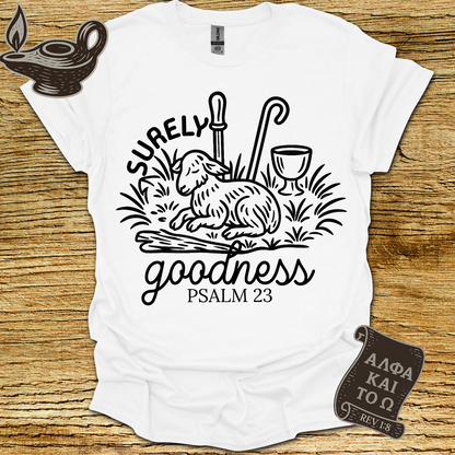 Goodness Psalm 23 T-shirt
