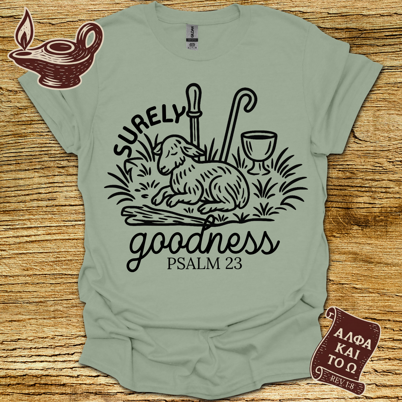 Goodness Psalm 23 T-shirt