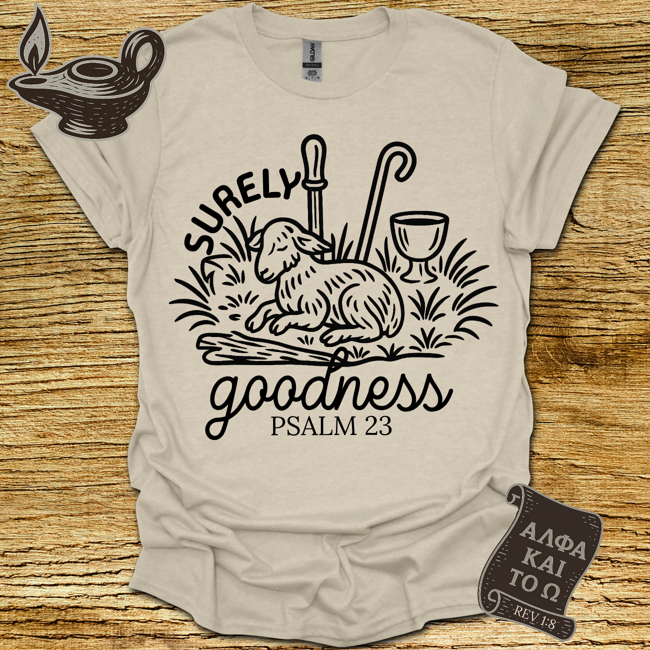 Goodness Psalm 23 T-shirt