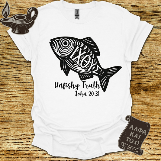 Unfishy John 20:31 T-shirt