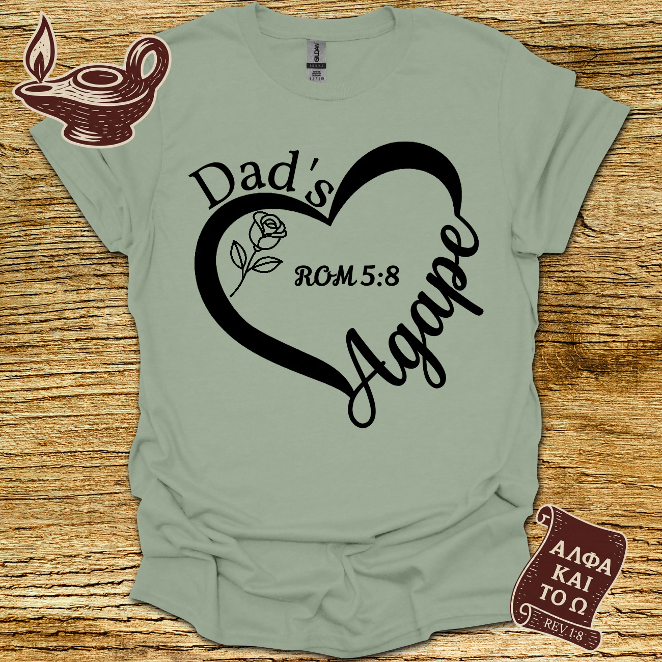 Agape Romans 5:8 T-shirt