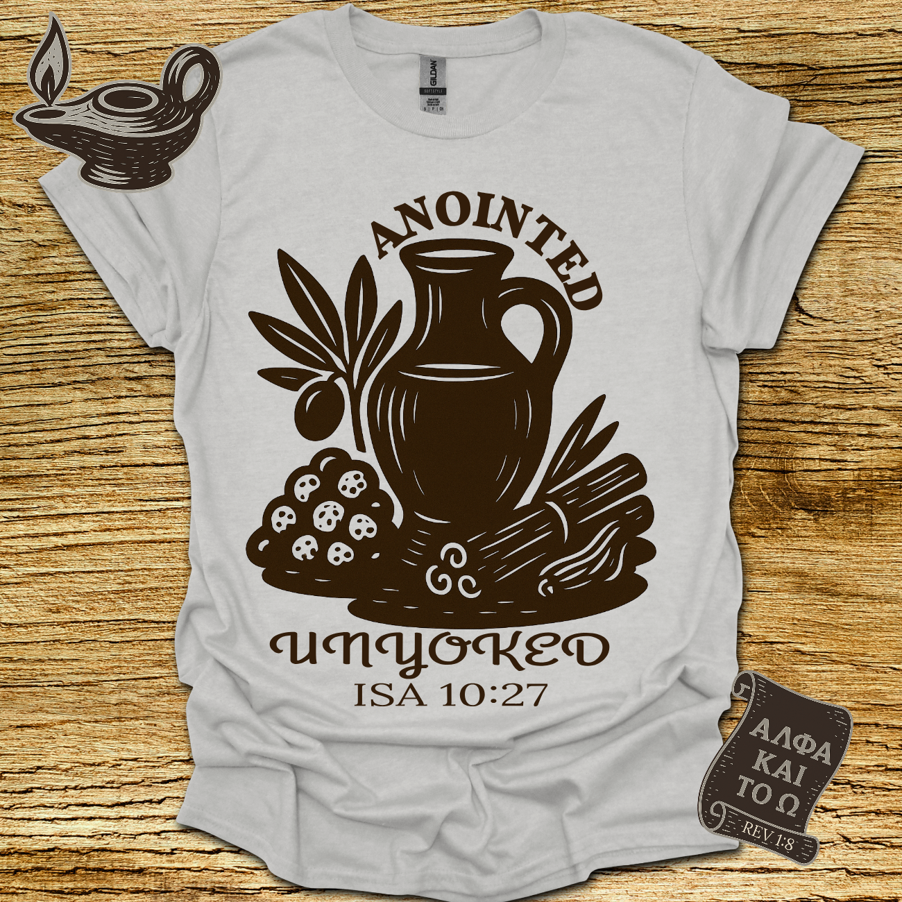 Unyoked  Isaiah 10:27 T-shirt