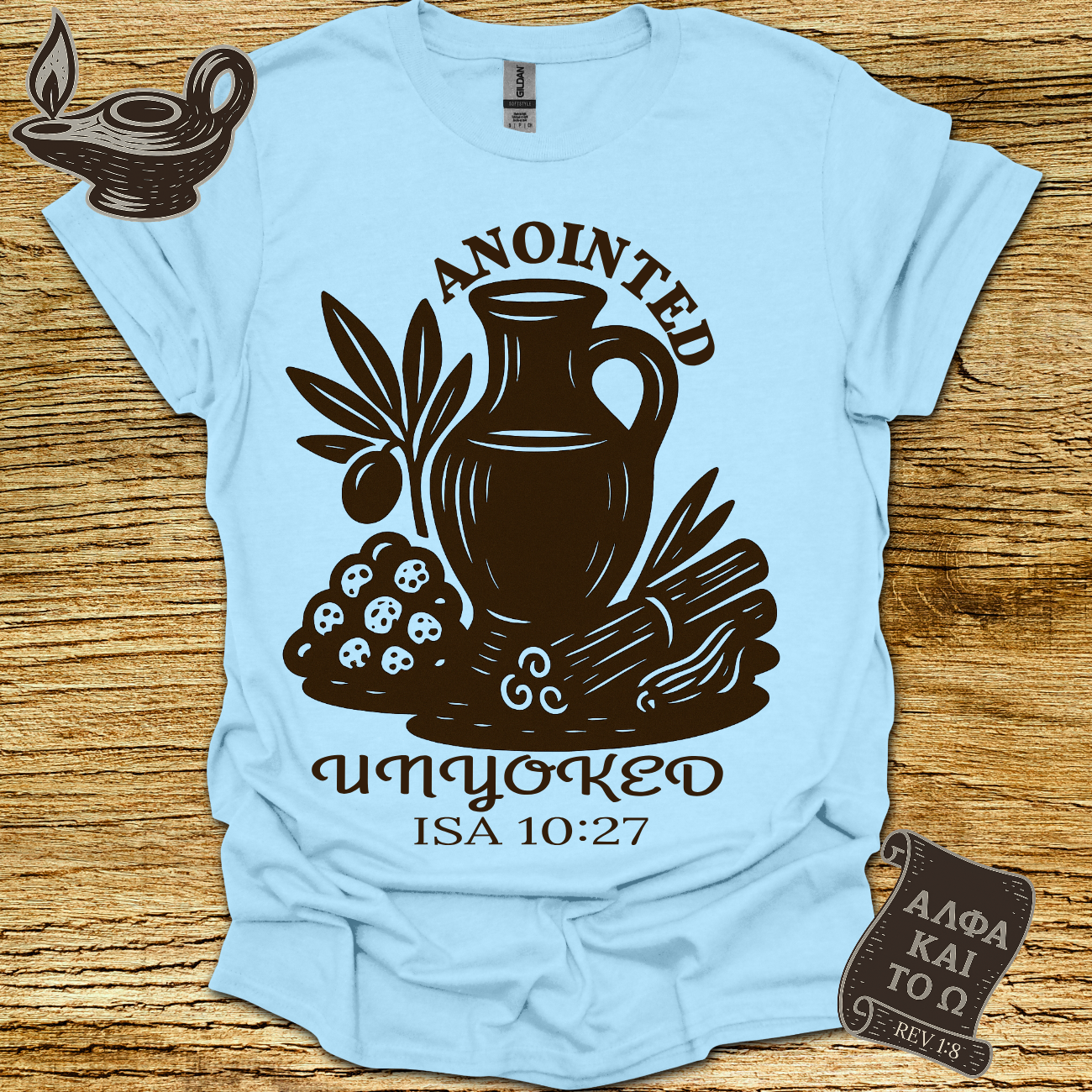 Unyoked  Isaiah 10:27 T-shirt