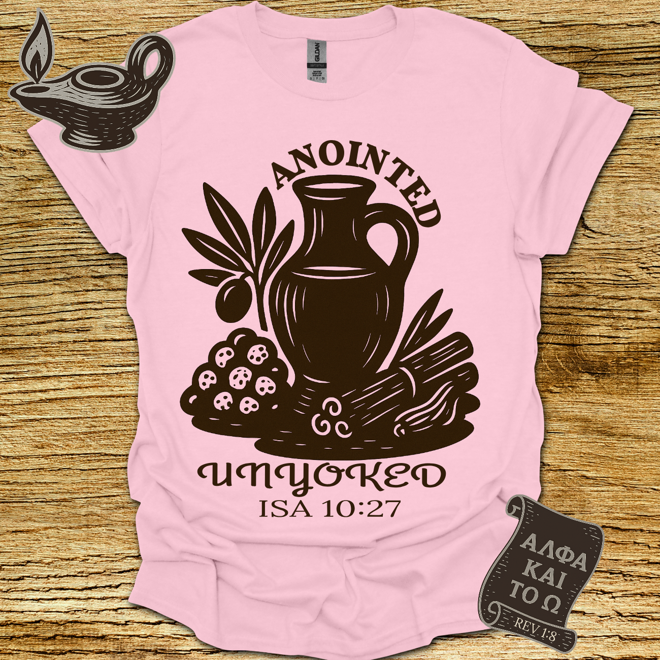 Unyoked  Isaiah 10:27 T-shirt
