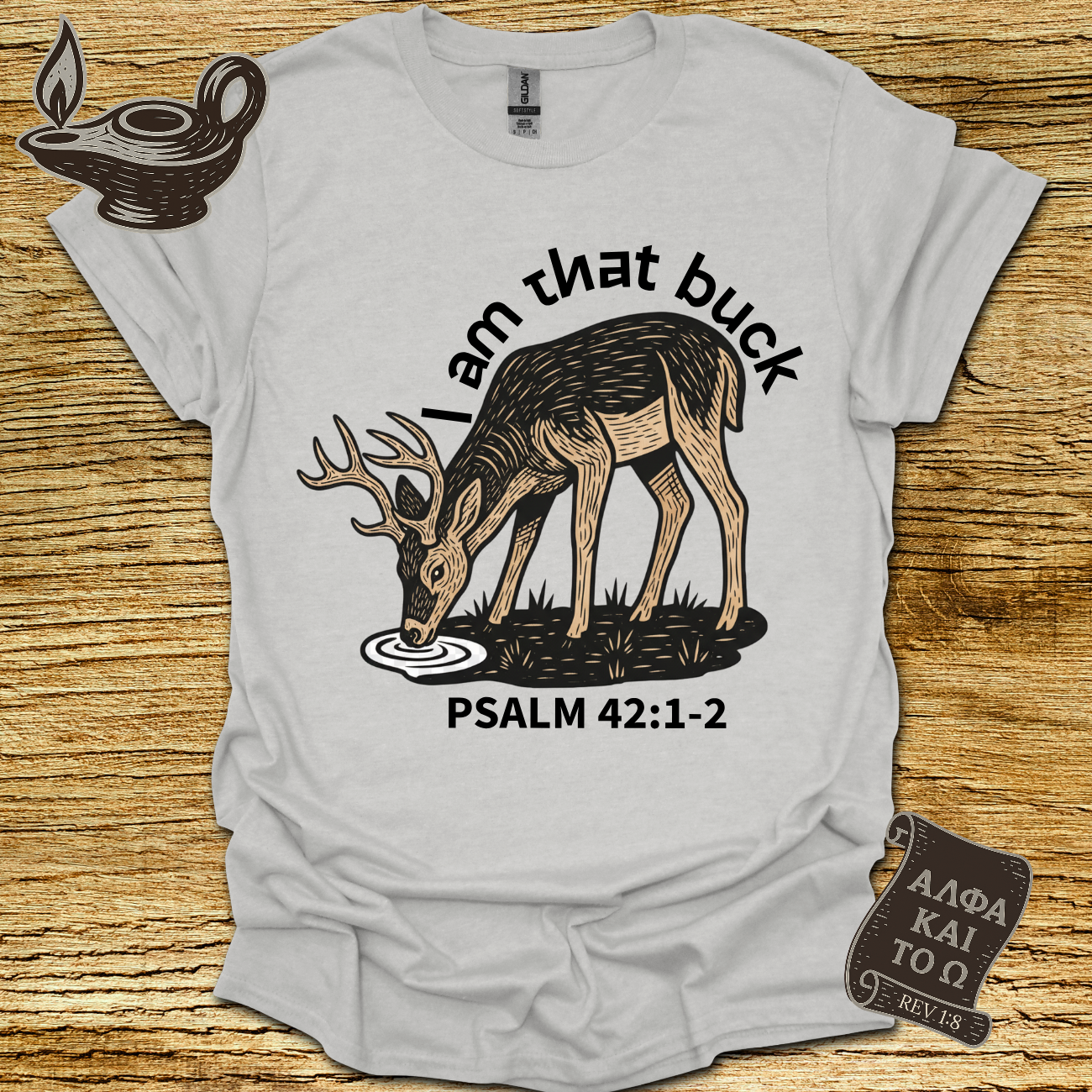 Buck Psalm 42:1‑2 T-shirt