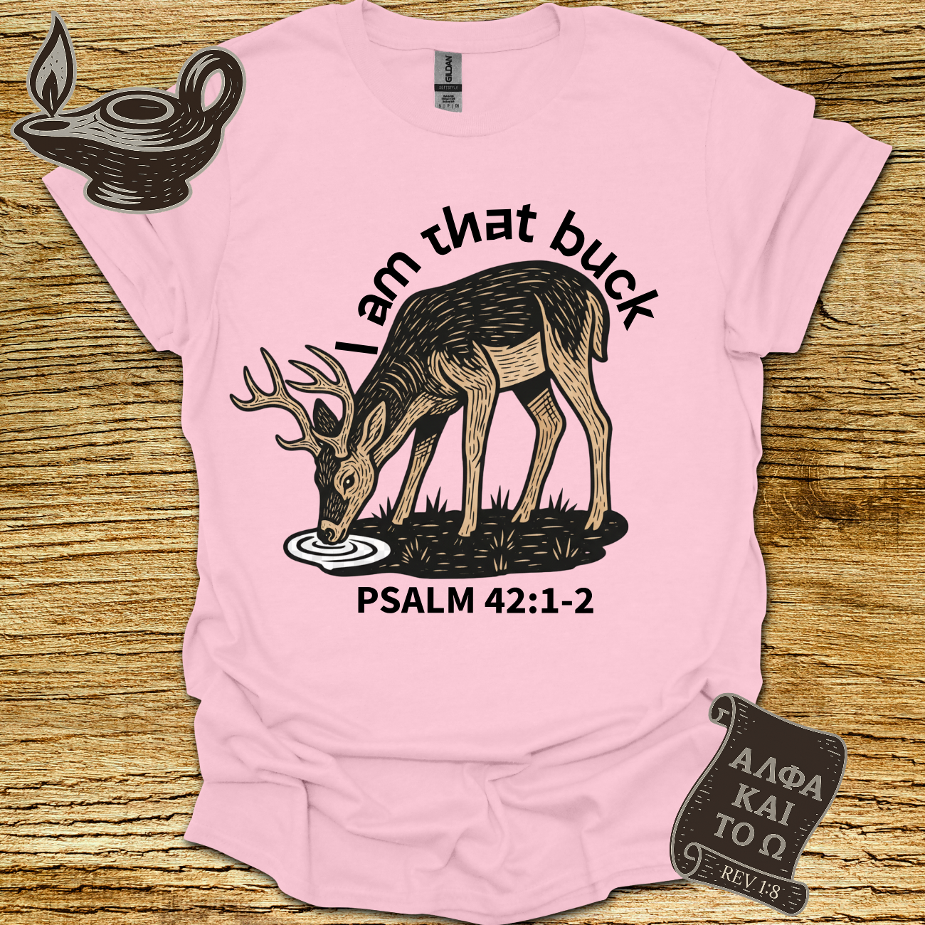 Buck Psalm 42:1‑2 T-shirt