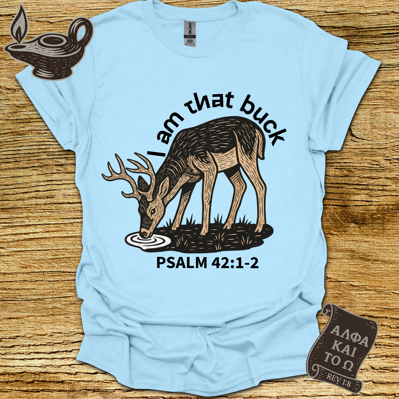 Buck Psalm 42:1‑2 T-shirt