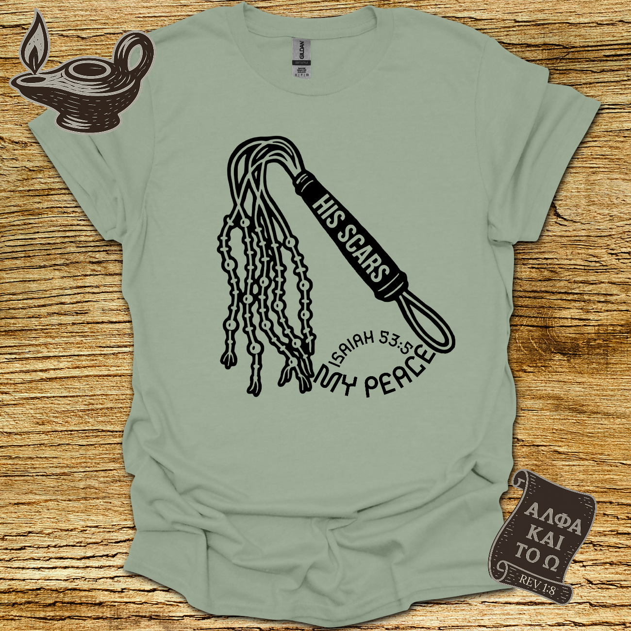 Scars & Peace Isaiah 53 T-shirt