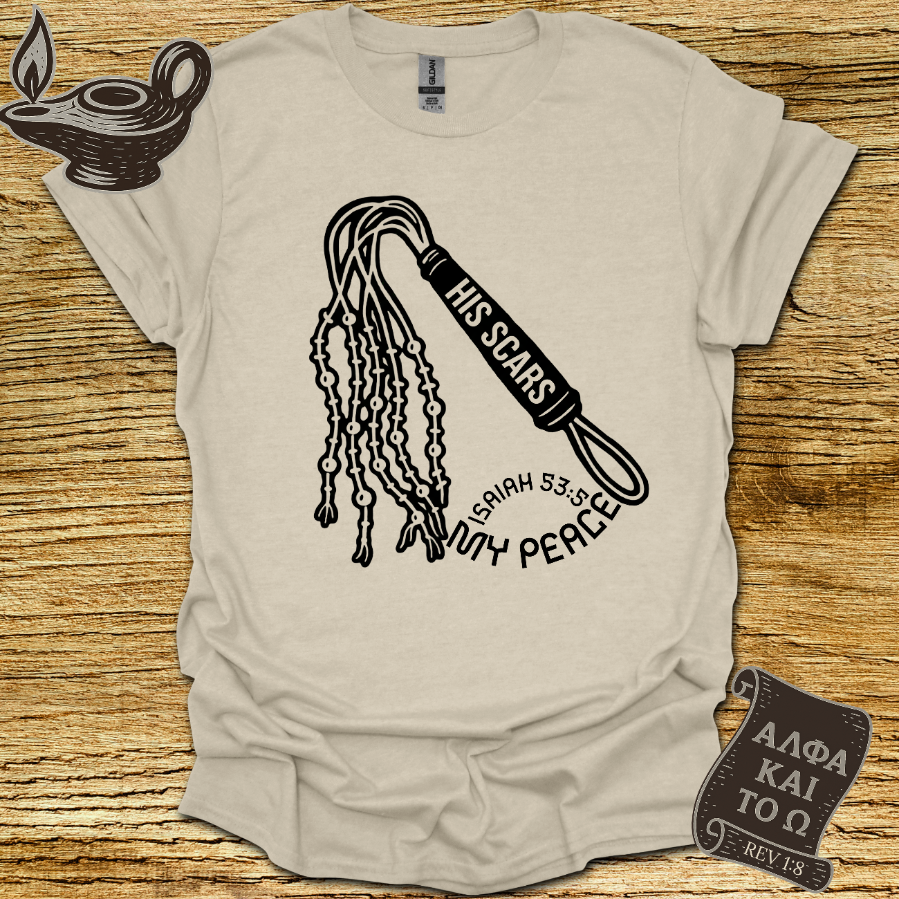 Scars & Peace Isaiah 53 T-shirt