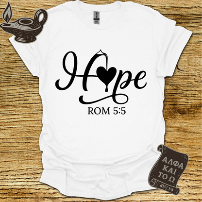 Hope Romans 5:5 T-shirt