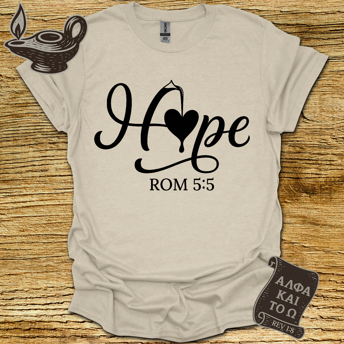 Hope Romans 5:5 T-shirt