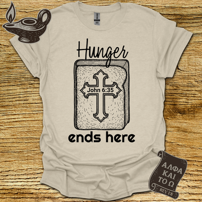 Hunger John 6:35 T-shirt