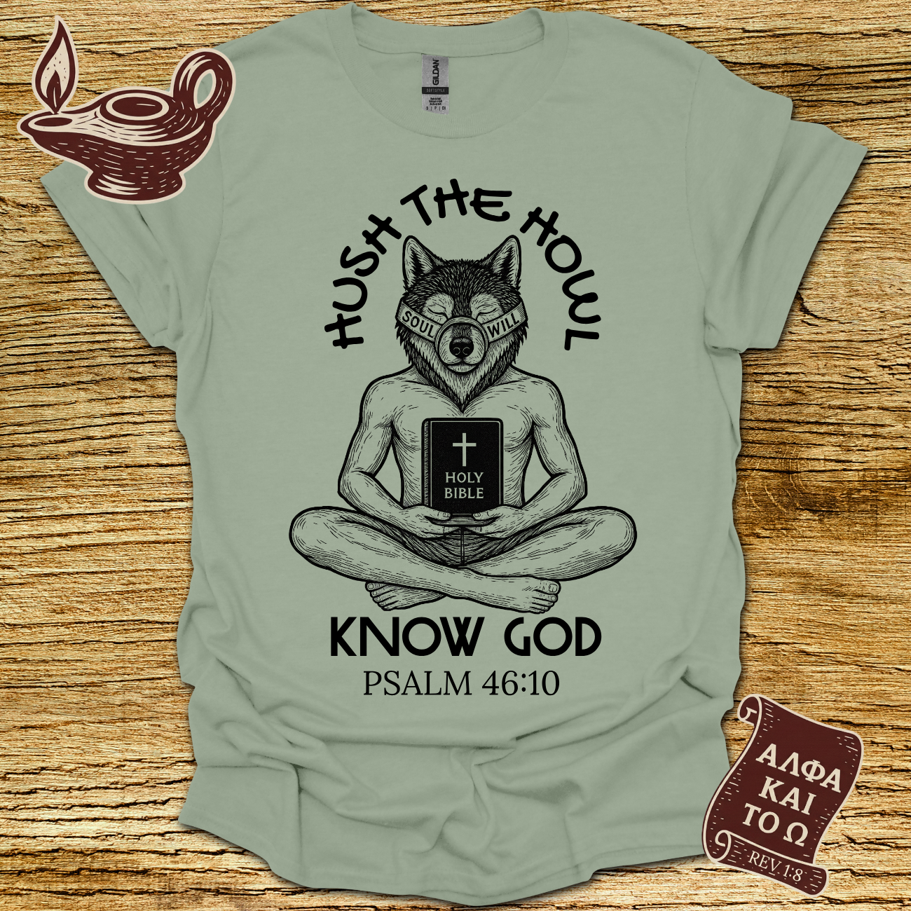 Hush Psalm 46:10 T-shirt