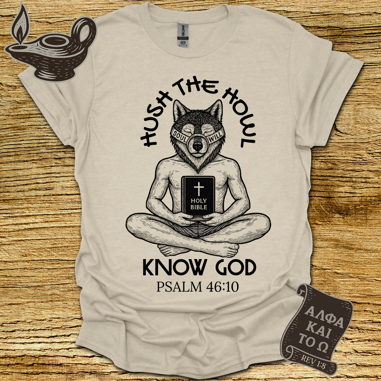 Hush Psalm 46:10 T-shirt