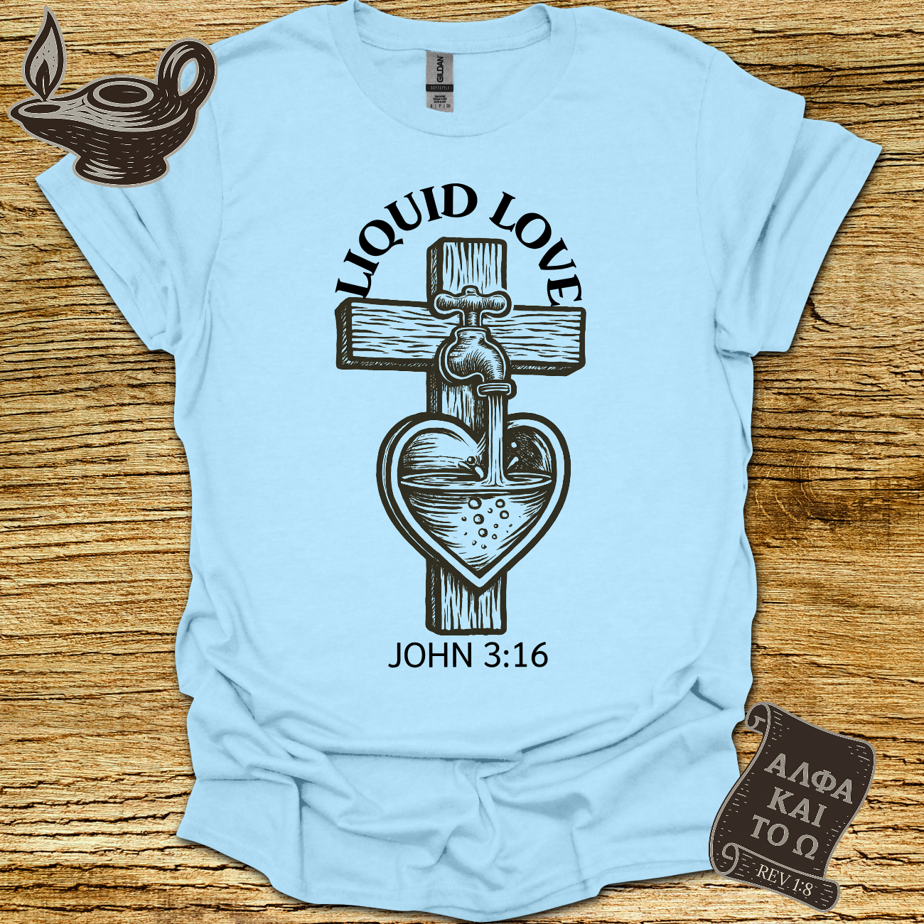 Liquid Love John 3:16 T-shirt
