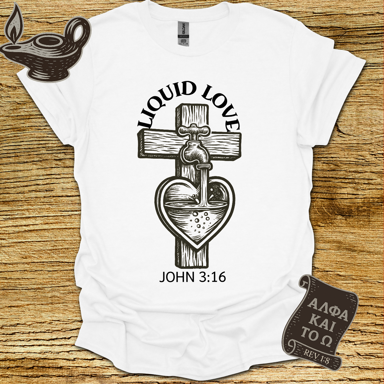 Liquid Love John 3:16 T-shirt
