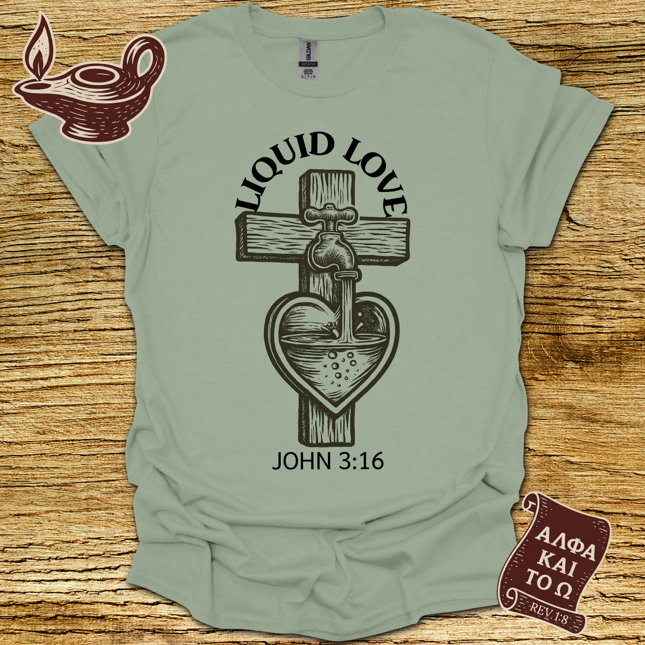 Liquid Love John 3:16 T-shirt