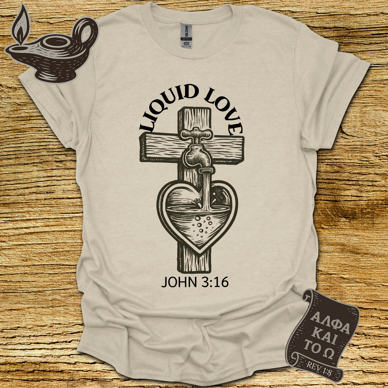 Liquid Love John 3:16 T-shirt