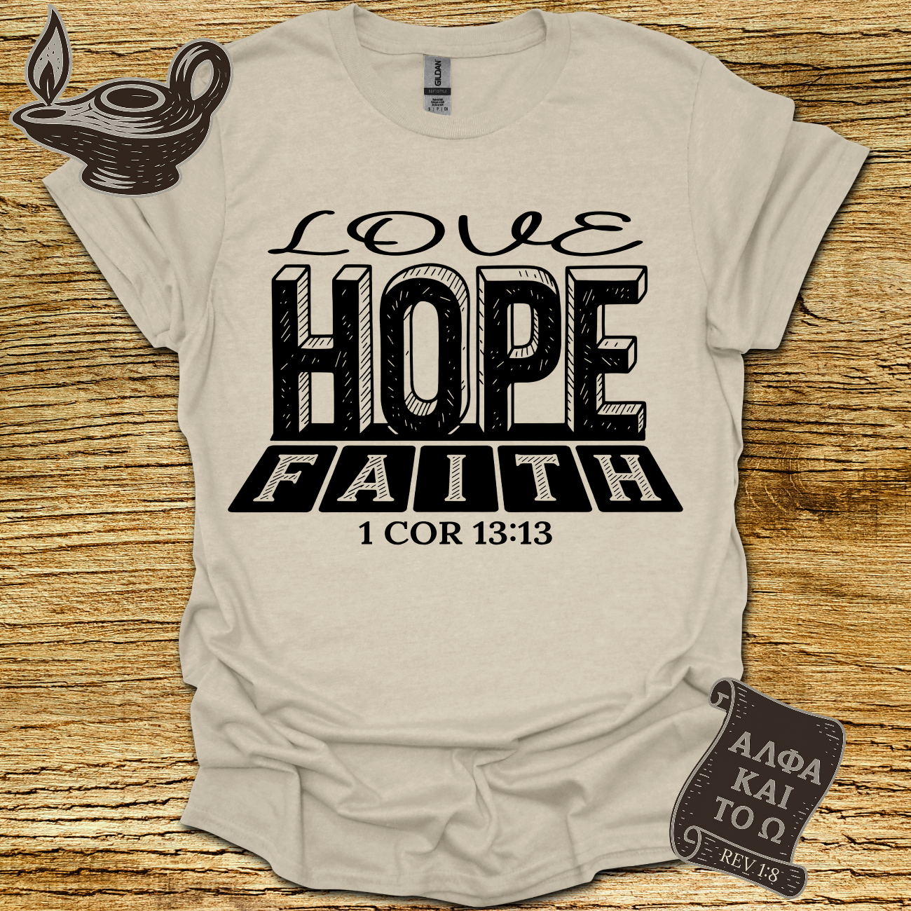 1 Corinthians 13:13 T-shirt