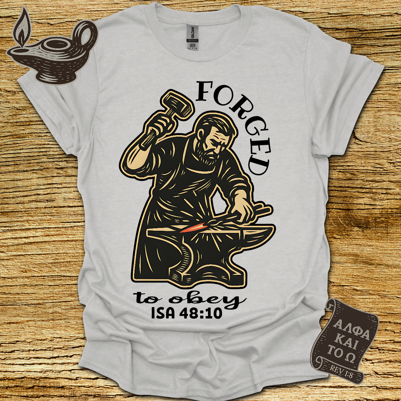Forged Isaiah 48:10 T-shirt
